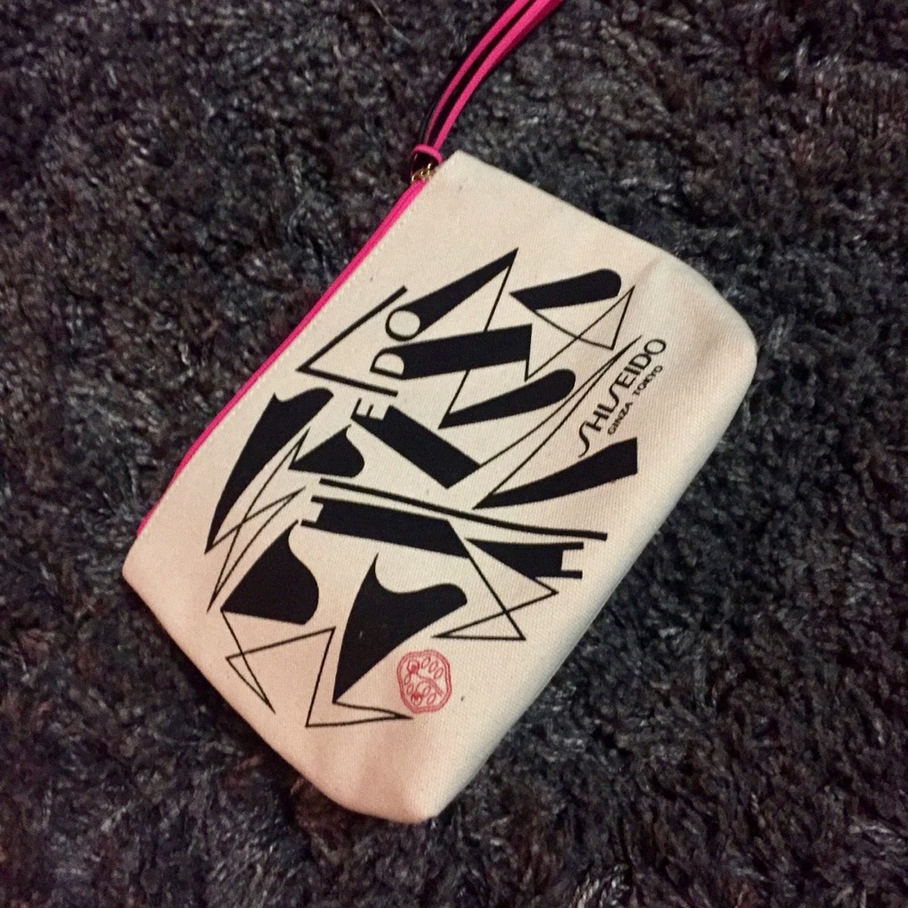 PRICE DROP! NWOT Shiseido cosmetics bag